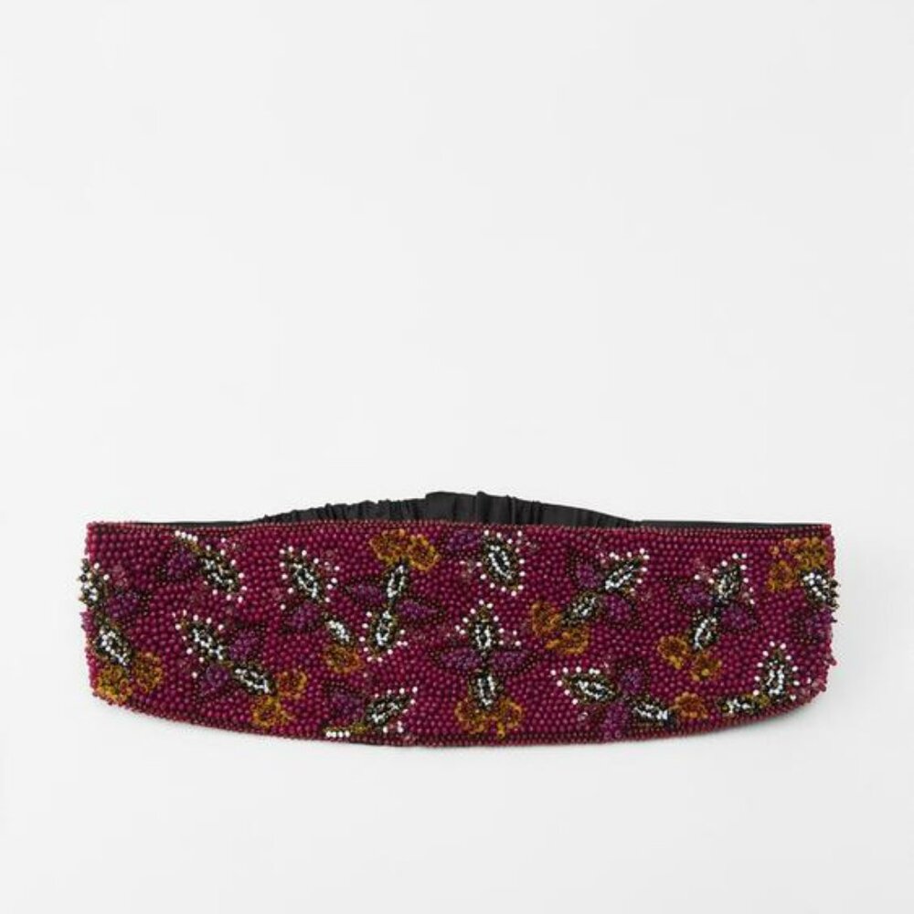 ZARA BEADED SASH BELT-NWT